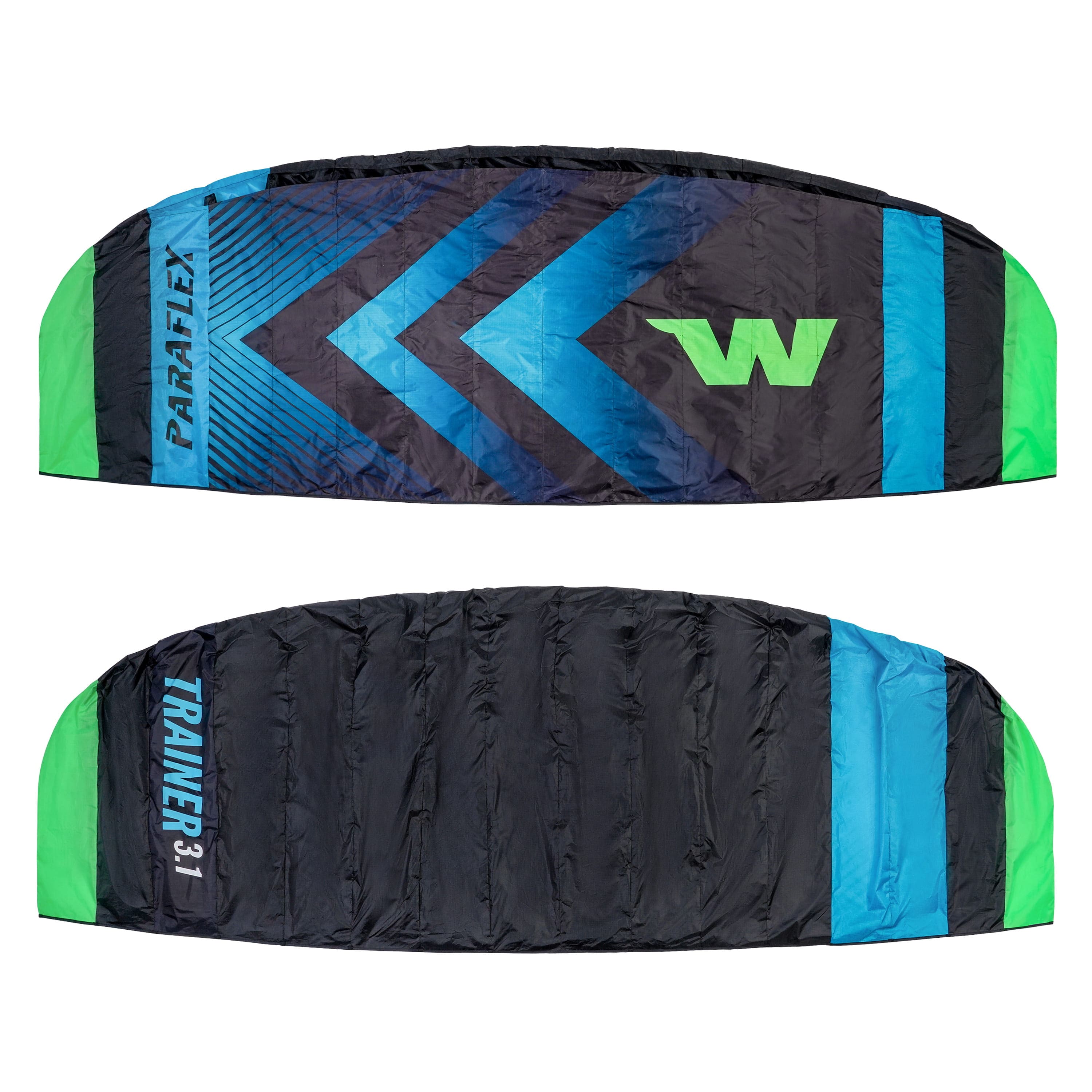 Wolkenstürmer® Paraflex Trainer Tapis de direction 3 l 2.3 (turquoise) – Cerf-volant prêt à voler 230 cm avec barre d'entraînement – Kite & Windtrainer Wolkenstürmer® Paraflex Trainer Tapis de direction 3 l 2.3 (turquoise) – Cerf-volant prêt à voler 230 cm avec barre d'entraînement – Kite & Windtrainer